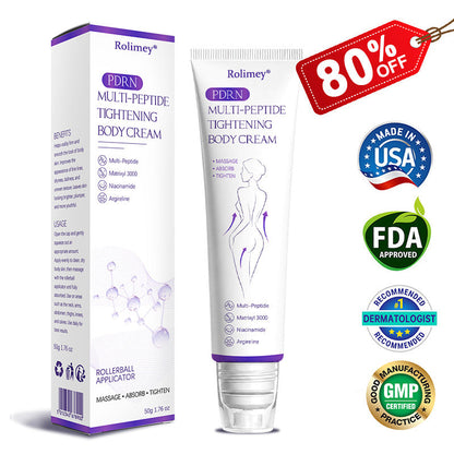 ✨Rolimey® PDRN Multi-Peptide Massaging Roller Cream - Anti-aging, Hydrating, Skin Firming & Lifting, Skin Repair, Even Tone, Acne and Dark Spot Treatment, Wart and Mole Removal, and Psoriasis Relief.