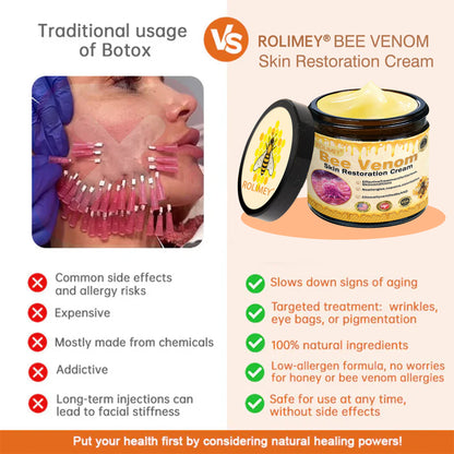 👨‍⚕️Dermatologist Recommended👨‍⚕️: Rolimey® Bee Venom Advanced Skin Rescue — Specifically Formulated for Paper-Thin, Fragile & Easy-Bruising Skin — 🔥Limited Time 80% OFF🔥