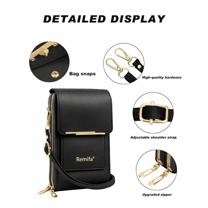 👜 Flash Sale: 60% OFF – Remifa®2026 Trendy Minimalist Elegant Women's Touchscreen Crossbody Phone Wallet