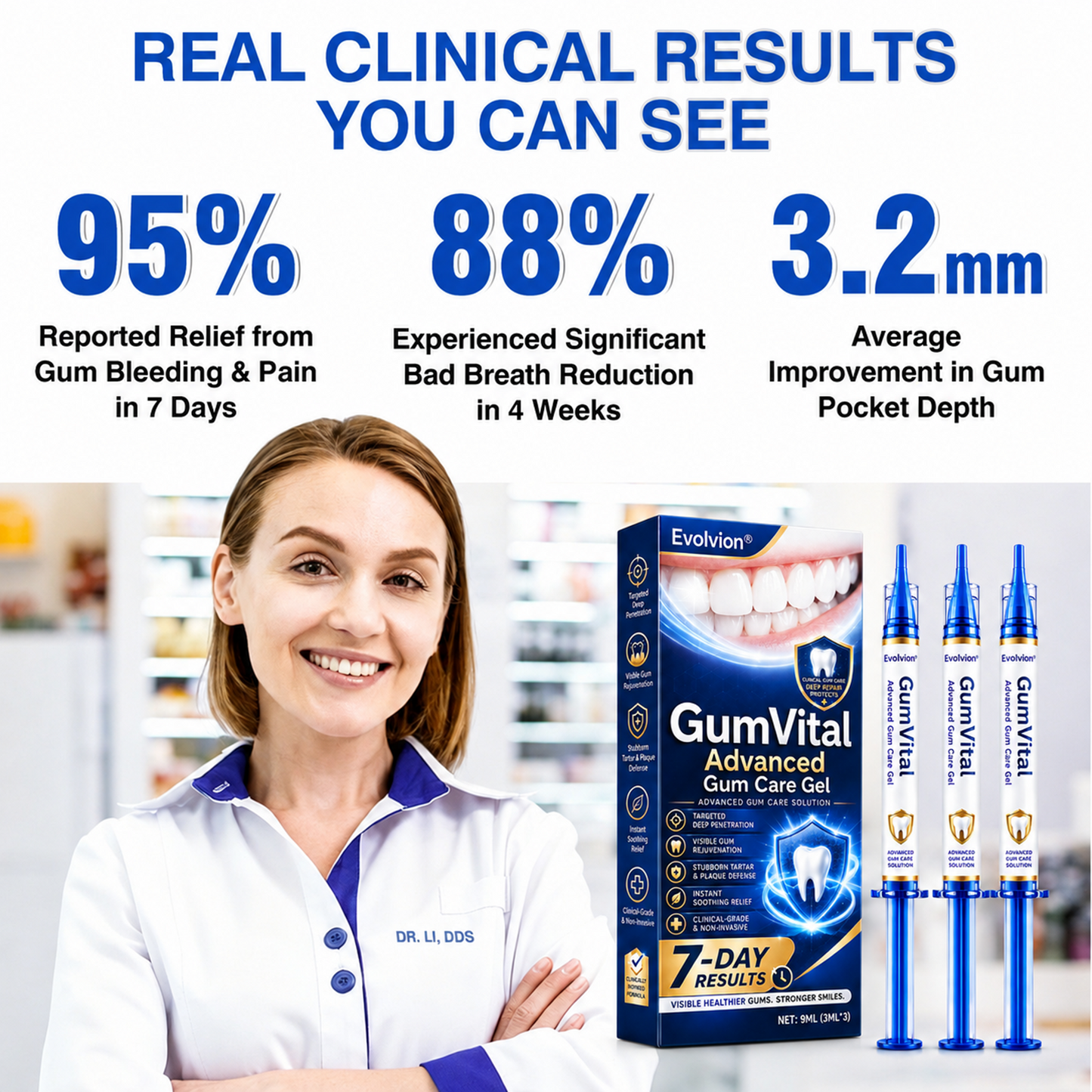 ❤️🦷Evolvion® GumVital Advanced Gum Care Gel🛡️🎁