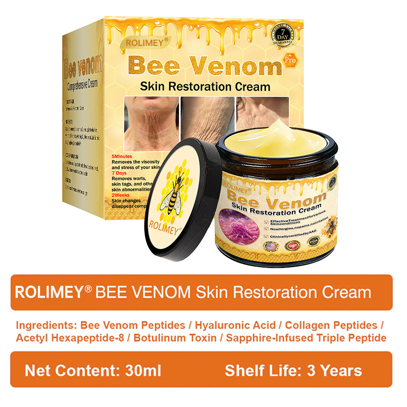 👨‍⚕️Dermatologist Recommended👨‍⚕️: Rolimey® Bee Venom Advanced Skin Rescue — Specifically Formulated for Paper-Thin, Fragile & Easy-Bruising Skin — 🔥Limited Time 80% OFF🔥