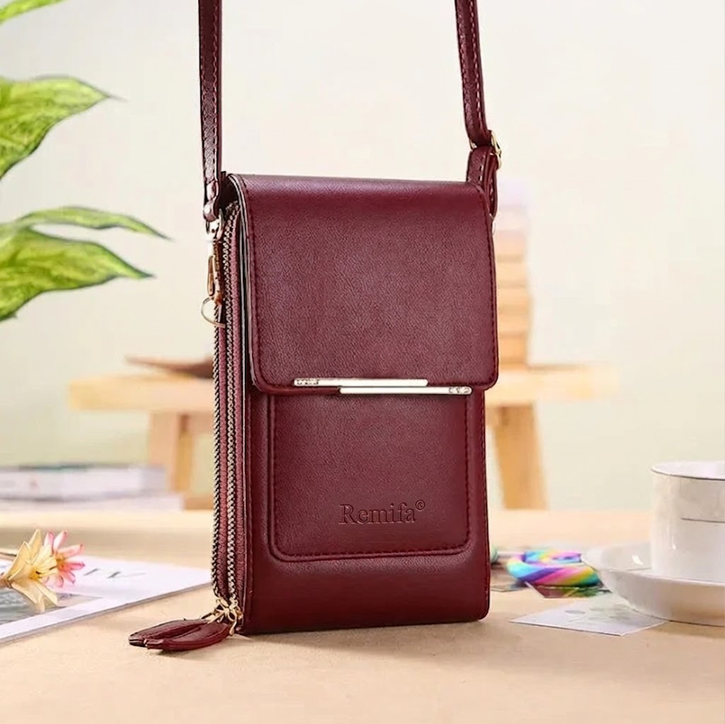 👜 Flash Sale: 60% OFF – Remifa®2026 Trendy Minimalist Elegant Women's Touchscreen Crossbody Phone Wallet